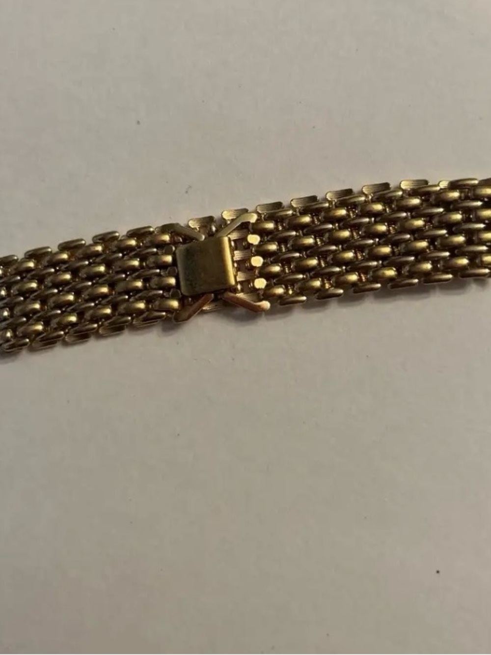 Gold Multi-Row Mesh Bracelet